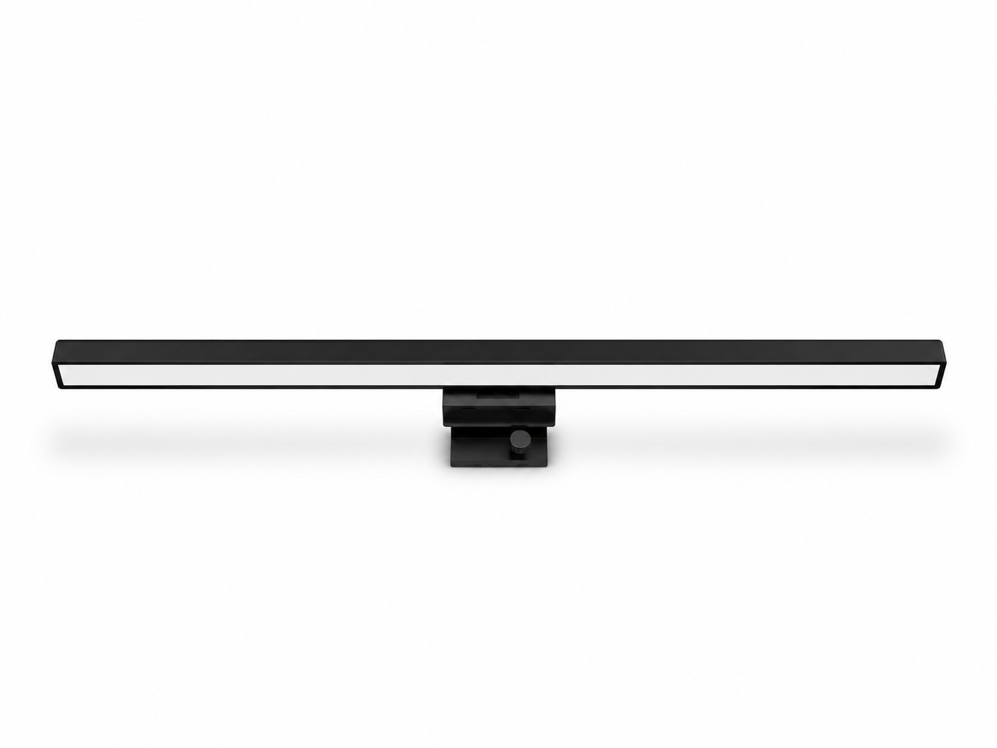 DeskHaus monitor light bar matte black product photo white background
