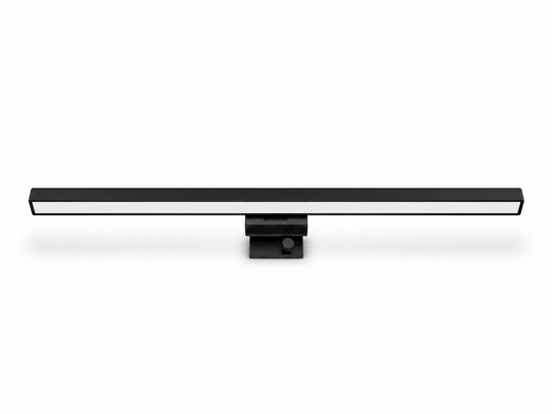 DeskHaus monitor light bar matte black product photo white background