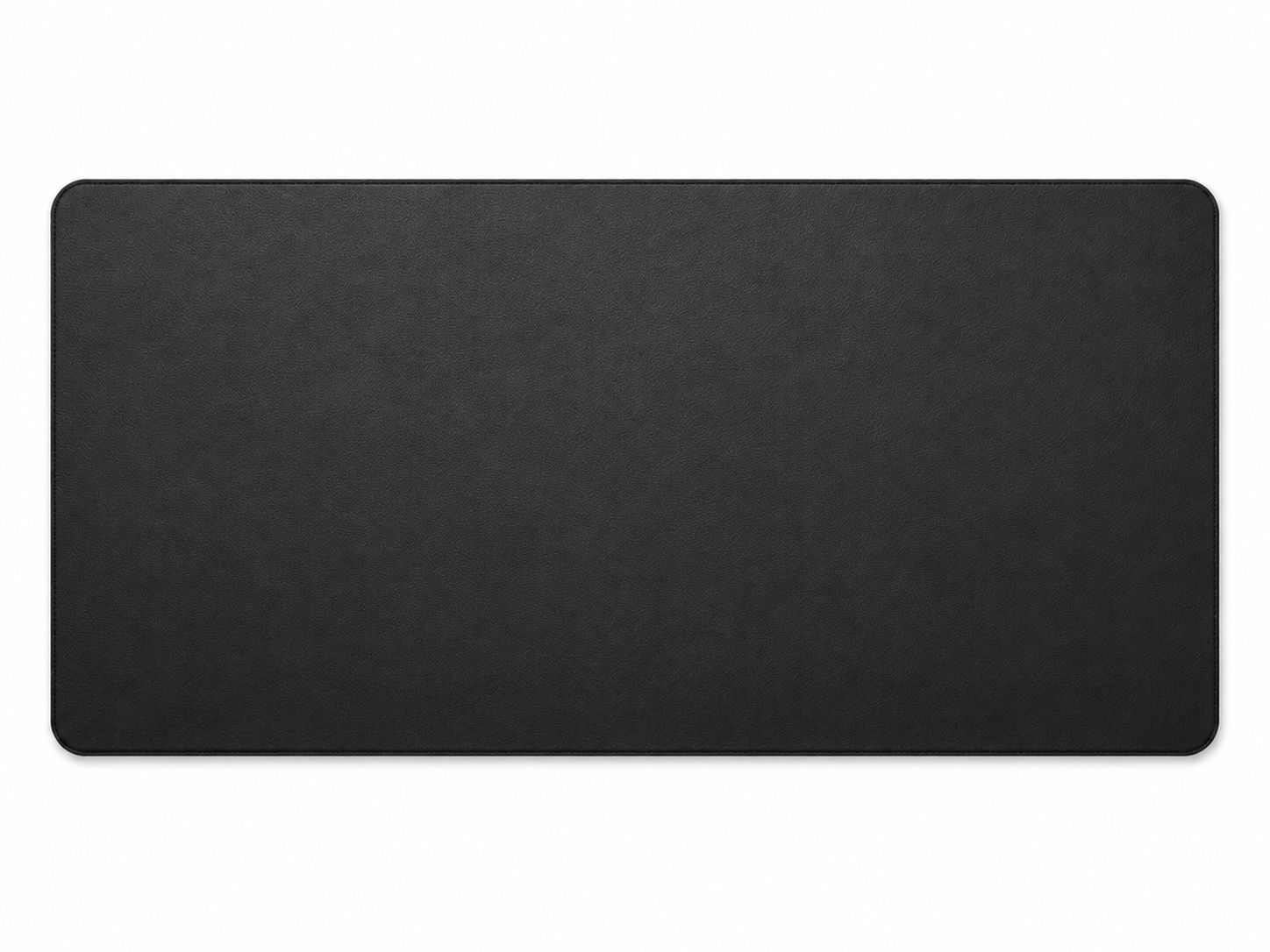 DeskHaus desk mat black PU leather product photo white background