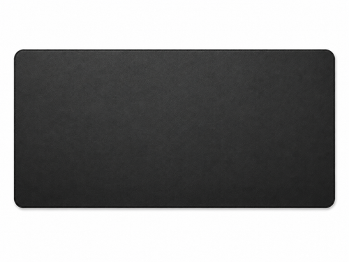 DeskHaus desk mat black PU leather product photo white background
